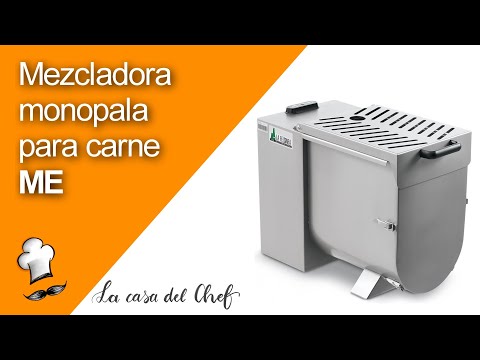 Mezcladora monopala para carne ME de mesa