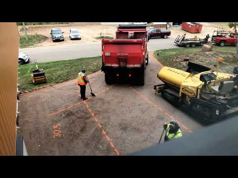 Driveway Paving Time Lapse