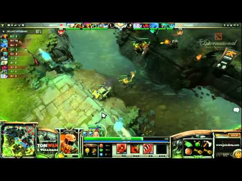 Mousesports vs Fnatic Game 1   The International 3 Group Stages   Tobi Wan & Waga