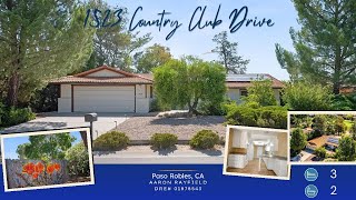 1523 Country Club Drive Paso Robles, CA
