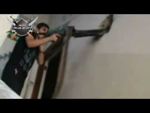 استهداف مقرات النظام من قبل كتيبة سيف الله المسلول في حي القرابيص في مدينة حمص