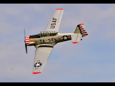 1/4 SCALE CARF NORTH AMERICAN RC AT-6 TEXAN - MOKI 250cc 5 CYL RADIAL - STOW MARIES # 1 - 2021