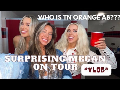 I ASKED MEGAN MORONEY WHO TENNESSEE ORANGE IS ABOUT *backstage vlog*