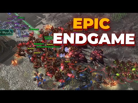 Dark vs ByuN incredible lategame ZvT that ends unexpectedly in StarCraft 2