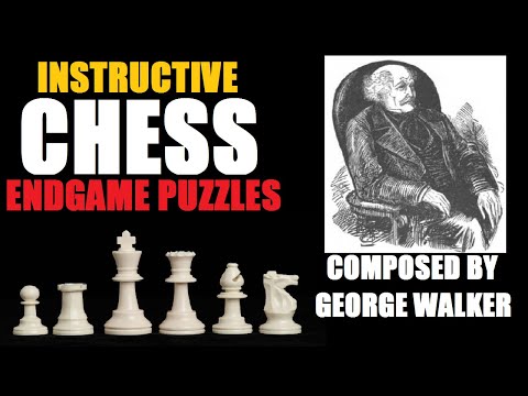 Endgame Chess Puzzle by George Walker (1841) #5