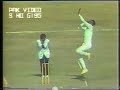 Pakistan vs West Indies 5th ODI 1986 @ Hyderabad Highlights