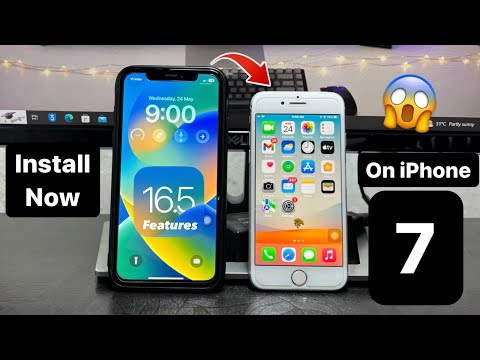 Install IOS 16.5 Features on iPhone 7