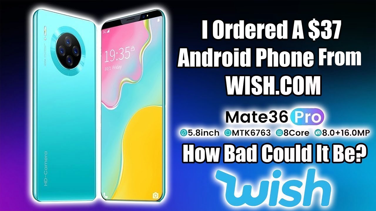 $37 Android Phone From Wish - How Bad Is It? Review and Teardown