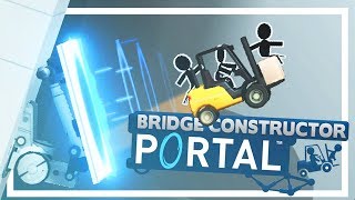 Poly Bridge but with Portals