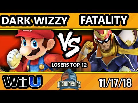 DHATL18 Smash 4 - C2F | Dark Wizzy (Mario) Vs. ESE | Fatality (Captain Falcon) - Wii U Losers Top