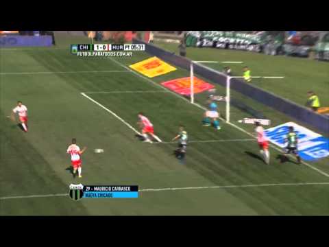 Gol de Carrasco. Chicago 1 Huracán 0.Fecha 20.Torneo Primera División 2015.FPT