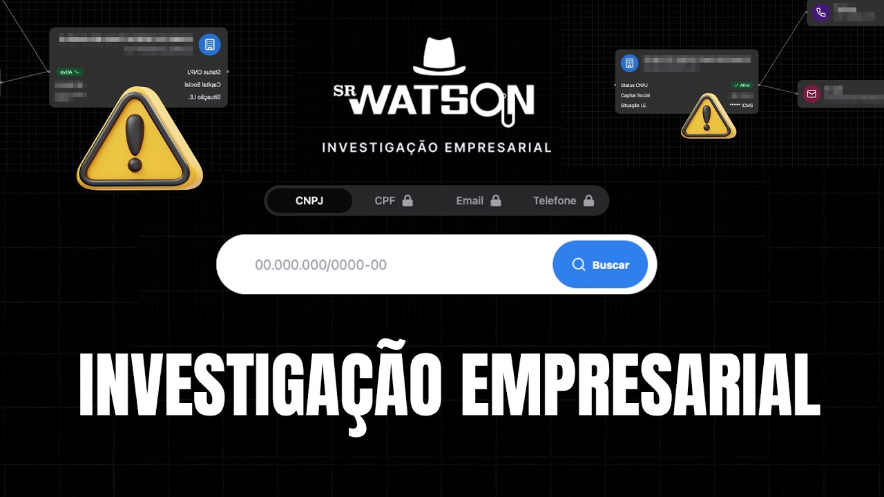 A ferramenta que todo investigador precisa: Senhor Watson e o futuro das investigações empresariais