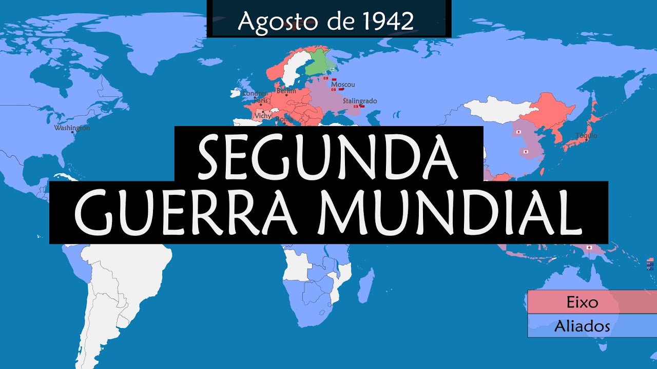 Segunda Guerra Mundial - Resumo em mapas