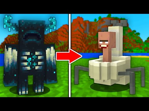Eider 2 - I remade every mob into Skibidi Toilet in Minecraft (Part 1 & 2)