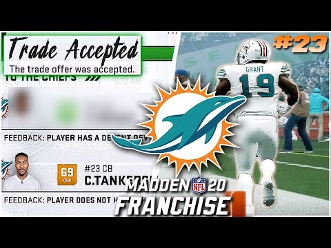 Madden 20 Miami Dolphins Franchise Ep. 23 | Huge Starter Traded! Bengal Rages Extensively!