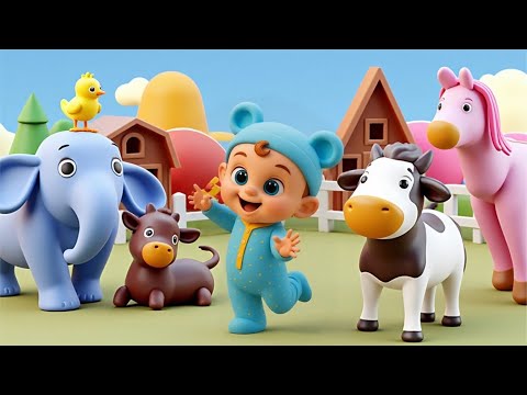 Animal Songs + More Songs | Lala Loops Cartoon Nursery Rhymes & Kids Songs