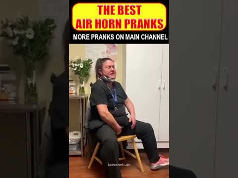 Peeing Pants AIR HORN Pranks