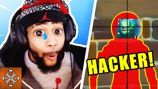 TSM Daequan Wrecked By Fortnite Wall Hacker | Funny Moments Glitch Hack Compilation