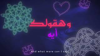 marshmello And amr diab bayen habeit in love lyric video marshmello