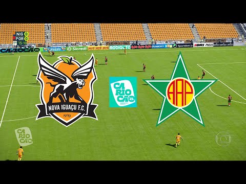 NOVA IGUAÇU X PORTUGUESA - CAMPEONATO CARIOCA 2021 - 5ª RODADA - 25/03/2021 - PES 2021