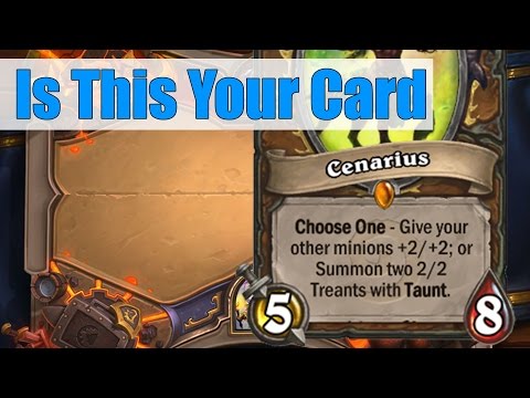Hearthstone | Is This Your Card - Cenarius