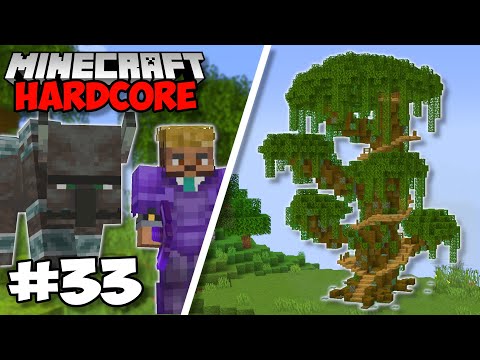 I Built An EPIC TREEHOUSE in Minecraft 1.18 Hardcore (#33)