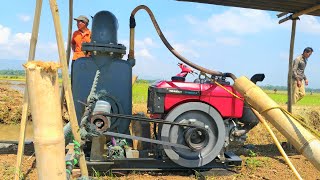 Download lagu POMPA AIR EBARA 6 INCH MESIN DIESEL YANMAR 11,5 HP WATER PUMP mp3