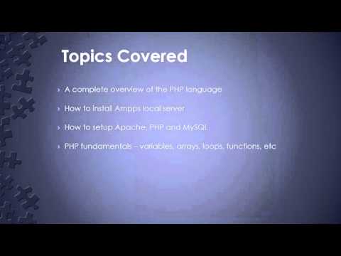 Learn Object Oriented PHP By Building a Complete Website - Intro to PHP