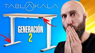 Escritorio Elevable Tablakala 2 Motores Gen.2 | Tablero de madera único de 3 cm de espesor