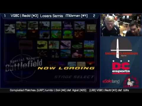 Smash @ Clarendon (10/10/2014) LS - VGBC | Redd vs . Milkman