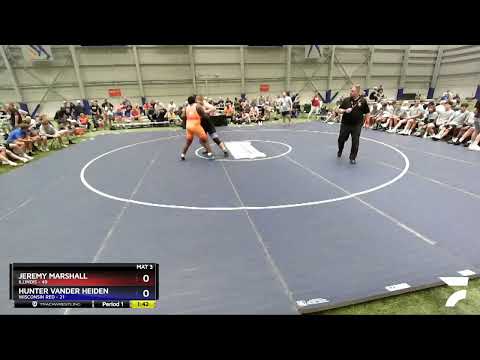 285 Lbs Round 2 (8 Team) - Jeremy Marshall, Illinois Vs Hunter Vander Heiden, Wisconsin Red Df8e