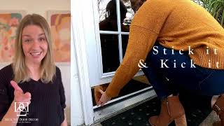Stick & Kick™ Door Kwik Plates™ (60 Sec Install)