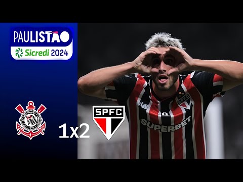 Corinthians 1x2 São Paulo / Melhores Momentos ( PAULISTÃO 2024 )