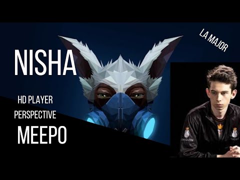 Secret Nisha Meepo Gameplay Player Perspective -   Team Secret vs NIP - ESL Los Angeles MAJOR 2020