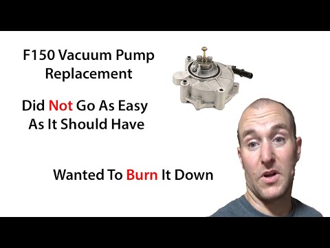 Ford F150 Ecoboost Vacuum Pump Replacement. It had to be my truck that turned into  NIGHTMARE!!!!