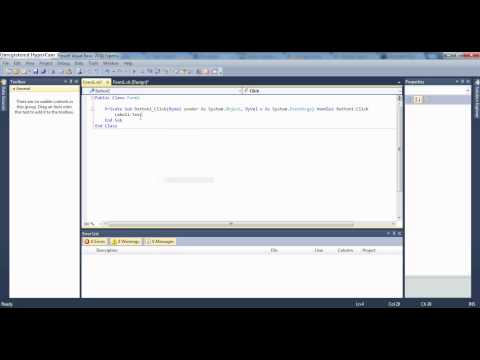 How to make a simple script in Microsoft Visual Basic 2010 Express