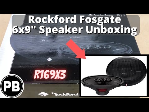 Rockford Fosgate 6x9" Speaker Unboxing | R169X3
