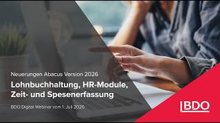 Abacus Neuerungen 2026 | Personal-HR
