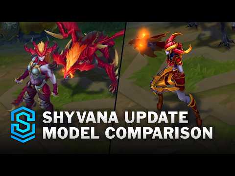 NEW vs OLD Shyvana Model Comparison | League of Legends