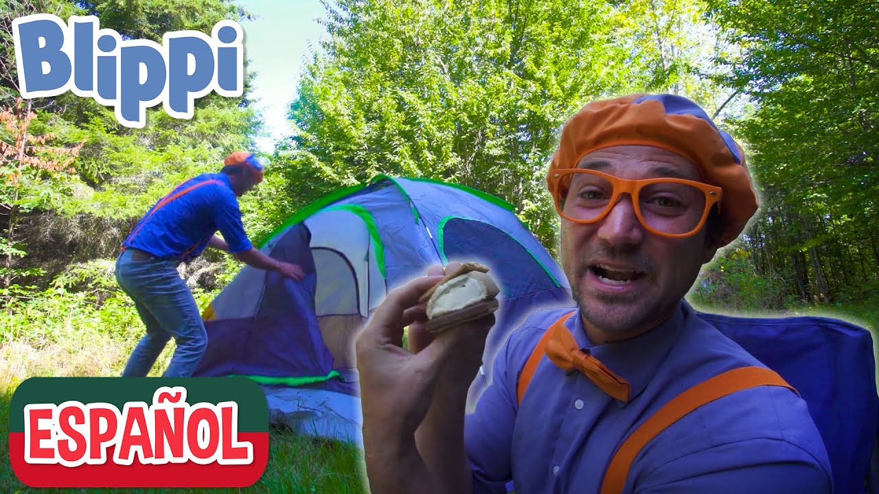 Blippi visita un Campamento | Aprende con Blippi | Videos Educativos