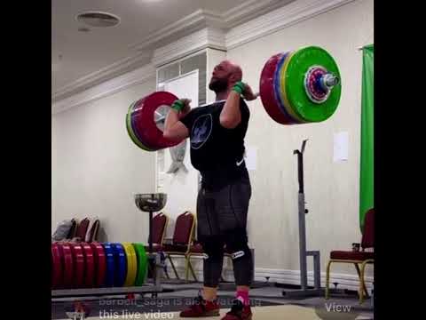 Ruslan Nurudinov (110) 230 kg clean and jerk