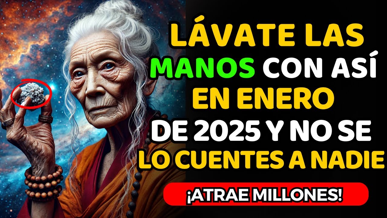 ¡LÁVATE las manos con ESTO el 9 de diciembre y gana MUCHO dinero! | Enseñanzas Budistas
