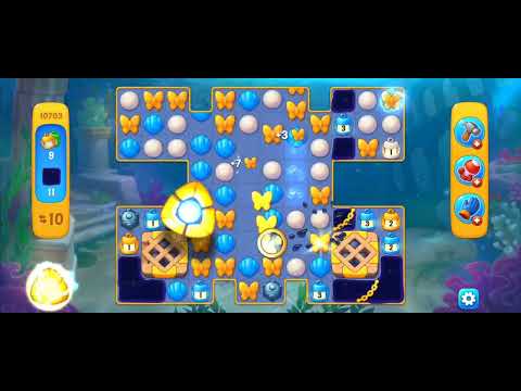 Fishdom Easy Level 10703 (with ingame lightning and bomb boosters) @choraelmin