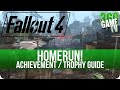 Fallout 4 - Homerun! - Achievement / Trophy Guide - How to make a Homerun