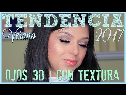 Tendencias Primavera/ Verano 2017 | Tutorial Ojos 3D| Con Textura