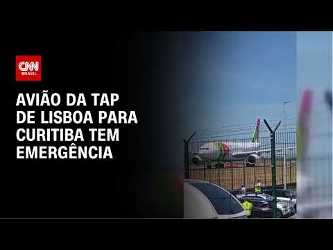 Avião da TAP de Lisboa para Curitiba têm emergência por despressurização | AGORA CNN