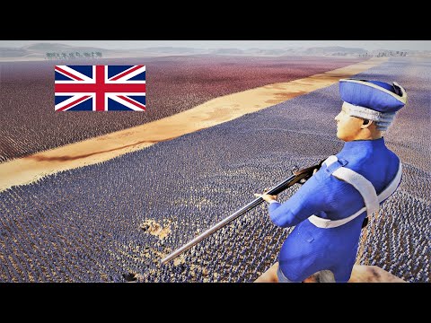 1 MILLION French Revolutionary Army Vs 1 MILLION British Royal Army - UEBS 2