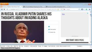 "PUTIN SHARES HIS THOUGHTS ABOUT INVADING ALASKA"