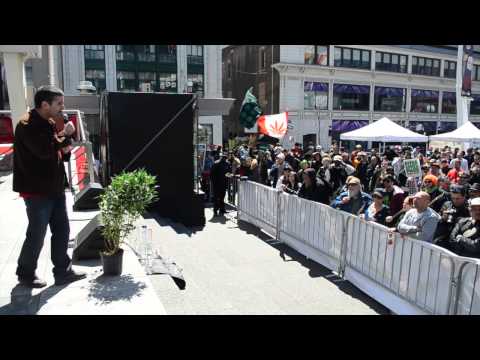 Paul Lewin at the 420 Rally Toronto 2014.