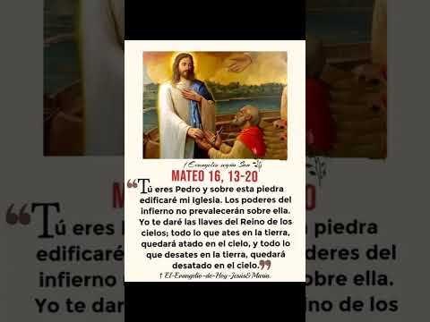 San Mateo 16, 13-20. Evangelio de Hoy Domingo